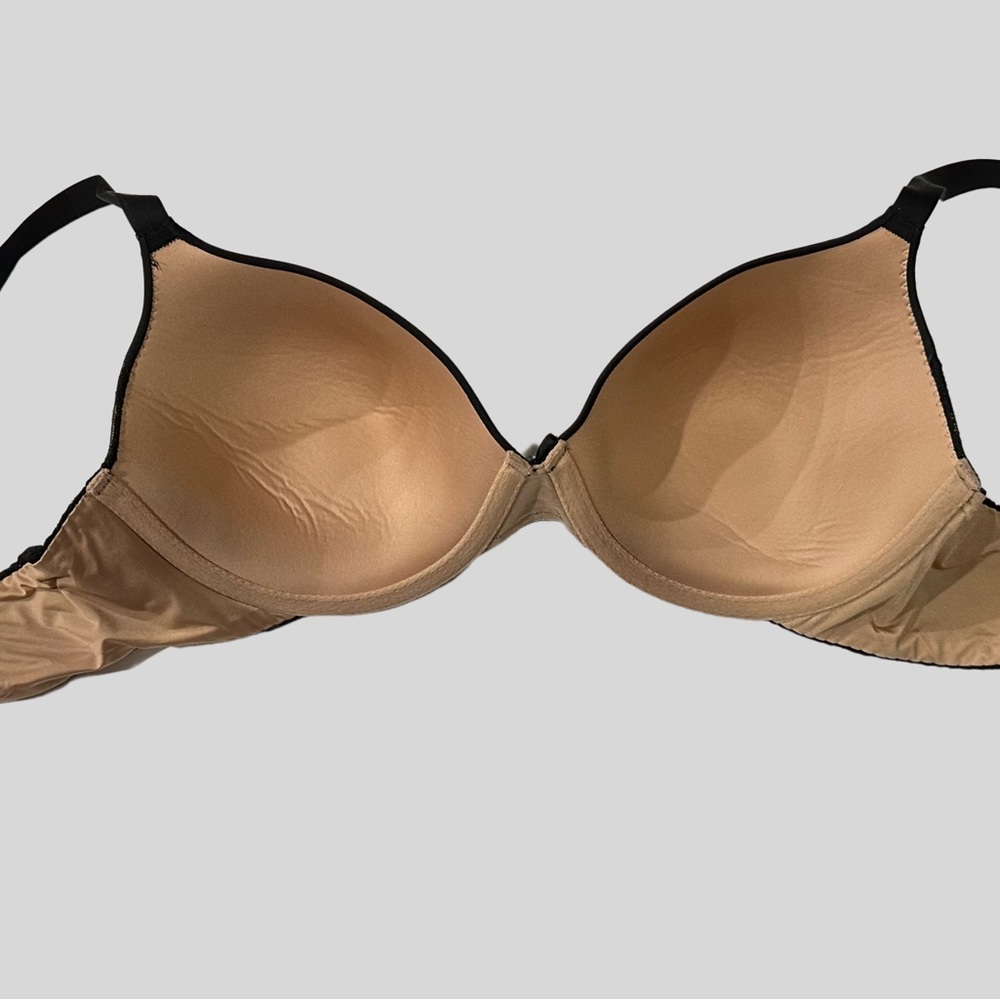 Felina Lingerie 38D Black Lace with Beige Under Bra - Picture 12 of 12